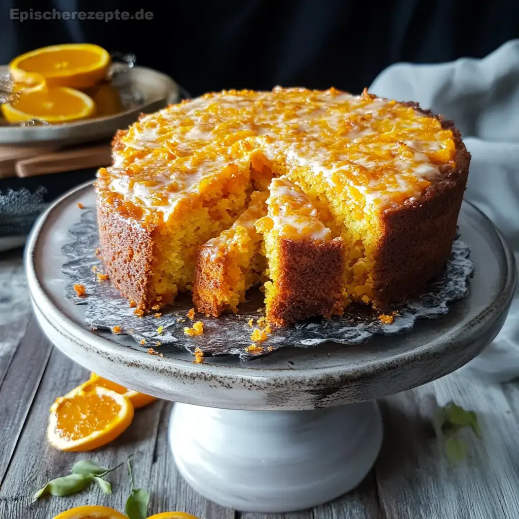 Saftiger Karotten-Orangen-Kuchen