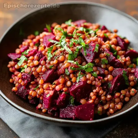 Rote-Bete-Linsen-Salat