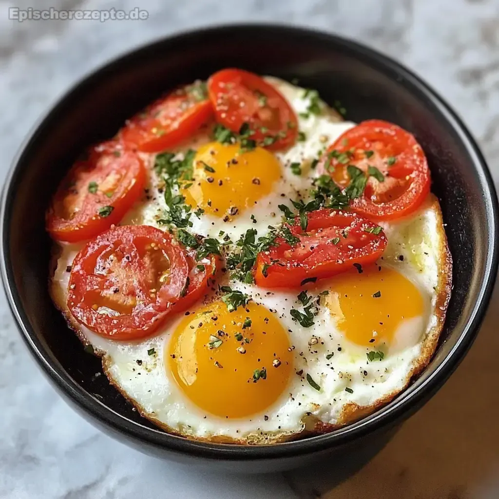 Eier in Tomatensauce