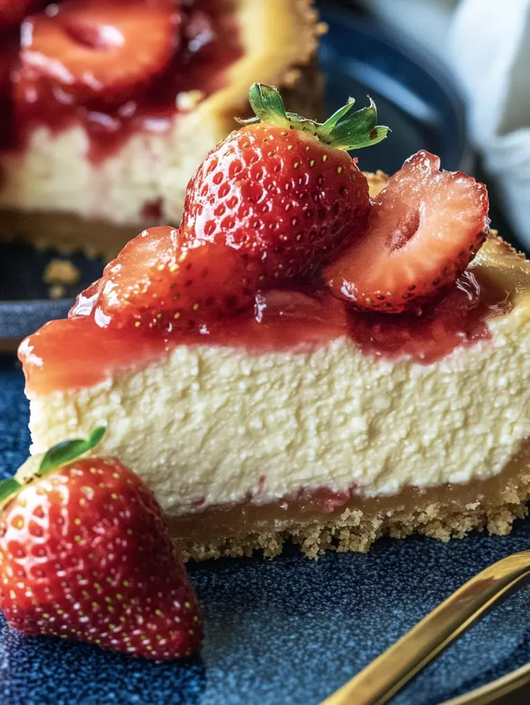 Sahniger Erdbeer-Käsekuchen