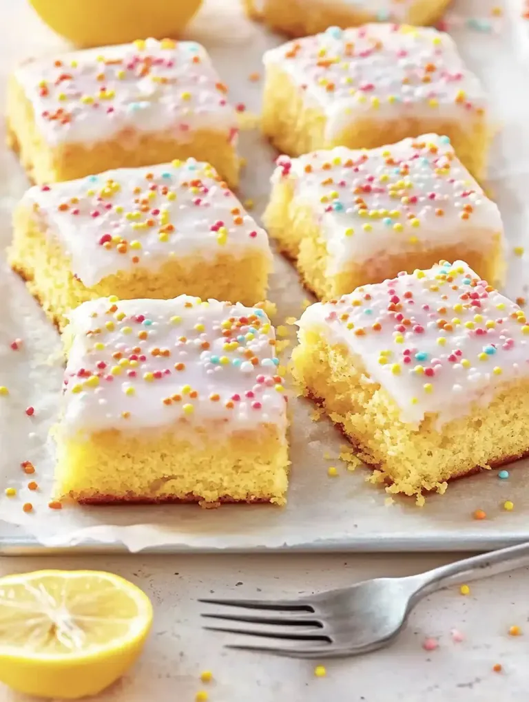 Zitronenkuchen vom Blech – Fruchtig, Saftig und Gelingsicher