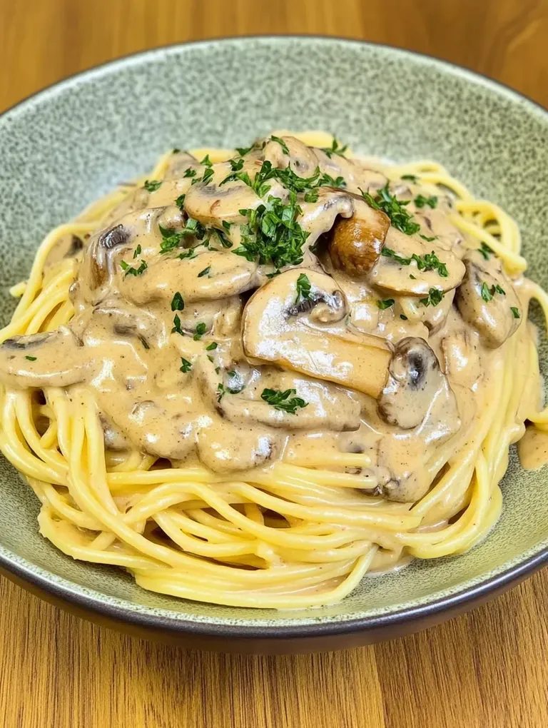 Spaghetti mit Pilzrahmsauce – Einfach und Genussvoll