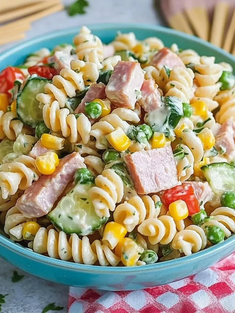 Omas Klassischer Nudelsalat mit Mayo – Cremig und Unvergesslich