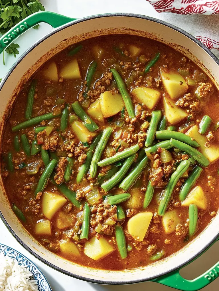 Grüne Bohnen Pfanne mit Kartoffeln und Hack – Deftig und Lecker
