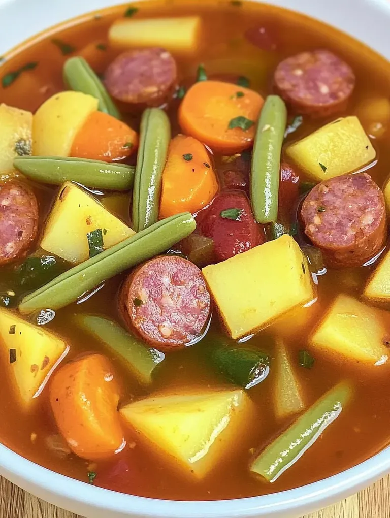Cabanossi-Eintopf mit Kartoffeln, Möhren und Bohnen – Herzhaft und Sättigend