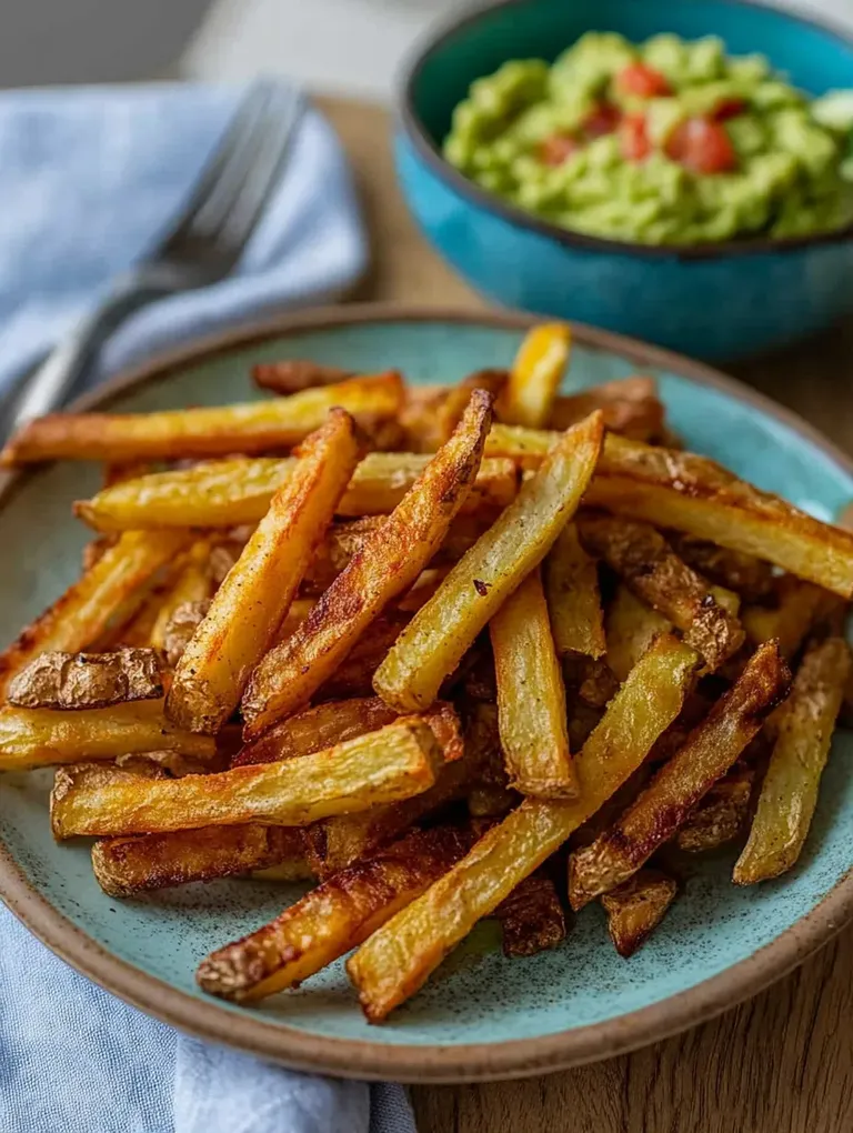 Knusprige Parmesankartoffeln mit Cremigem Avocado-Dip
