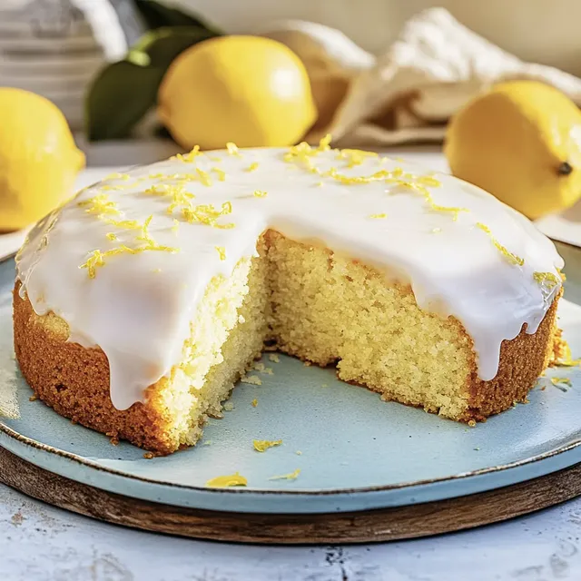 Sizilianischer Zitronenkuchen