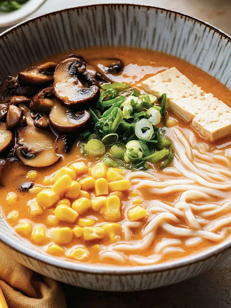 Vegane Tantanmen – Würzige Ramen mit Cremiger Note