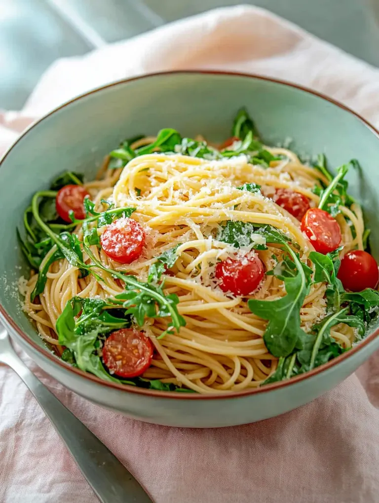 Cremige Rucola-Pasta mit Burrata – Blitzschnell und Lecker