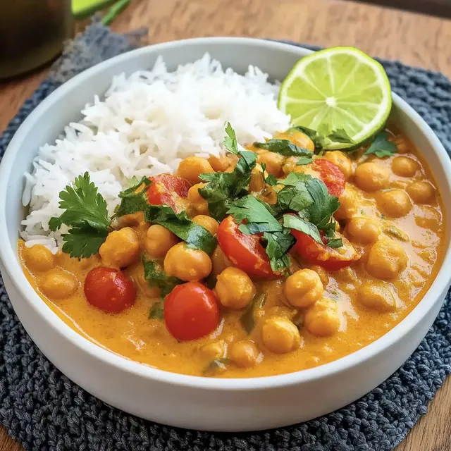 Schnelles Kichererbsencurry