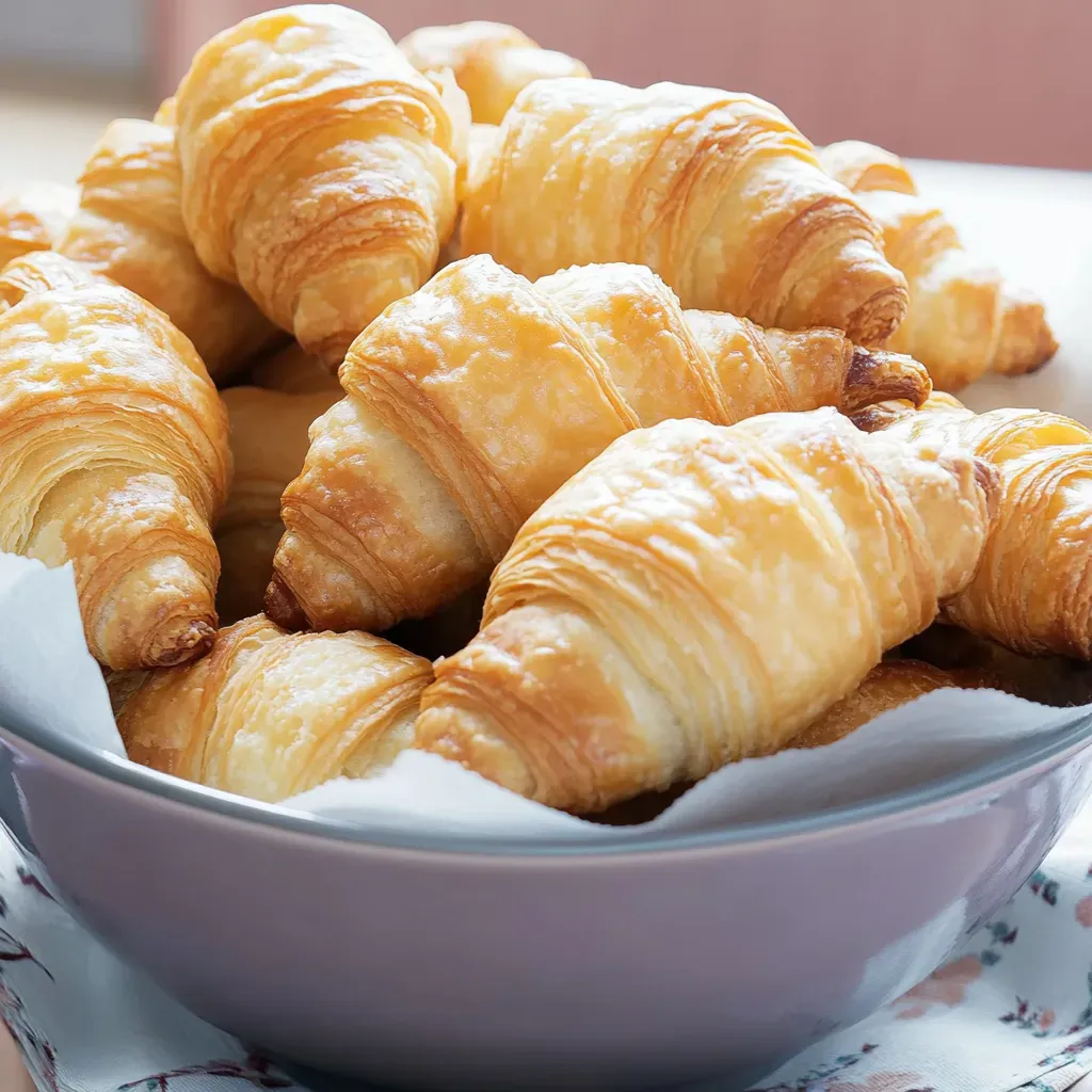Schinken-Käse-Hörnchen mit Frischkäse