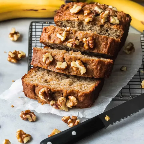 Bananenbrot mit Walnüssen