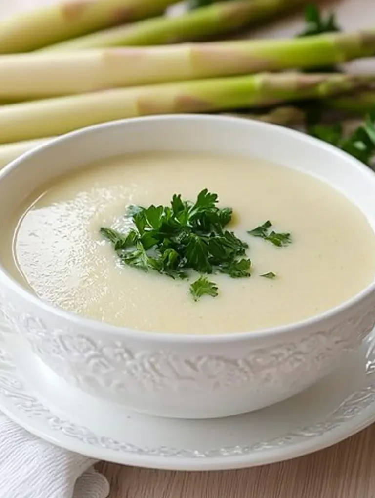 Klassische Spargelcremesuppe – Samtig, Aromatisch und Einfach Lecker