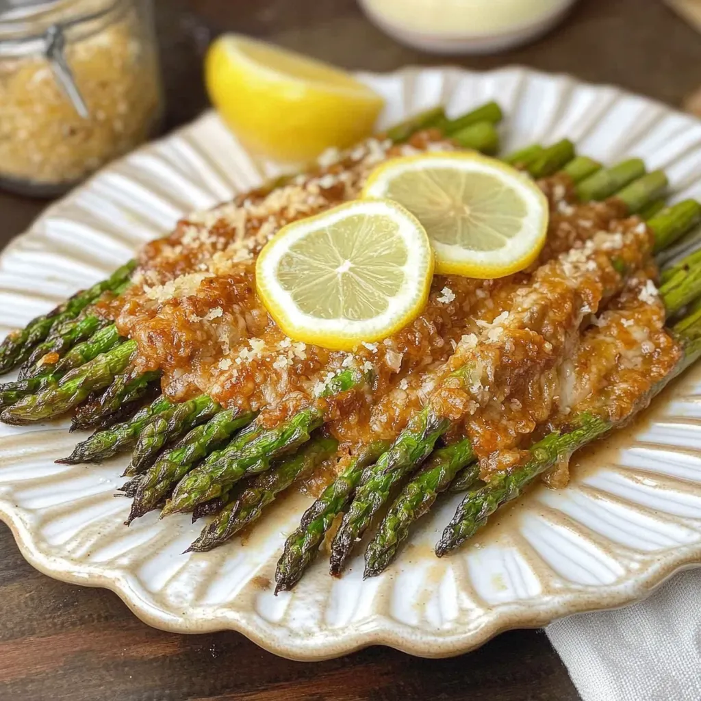 Spargel in der Heißluftfritteuse mit Parmesan