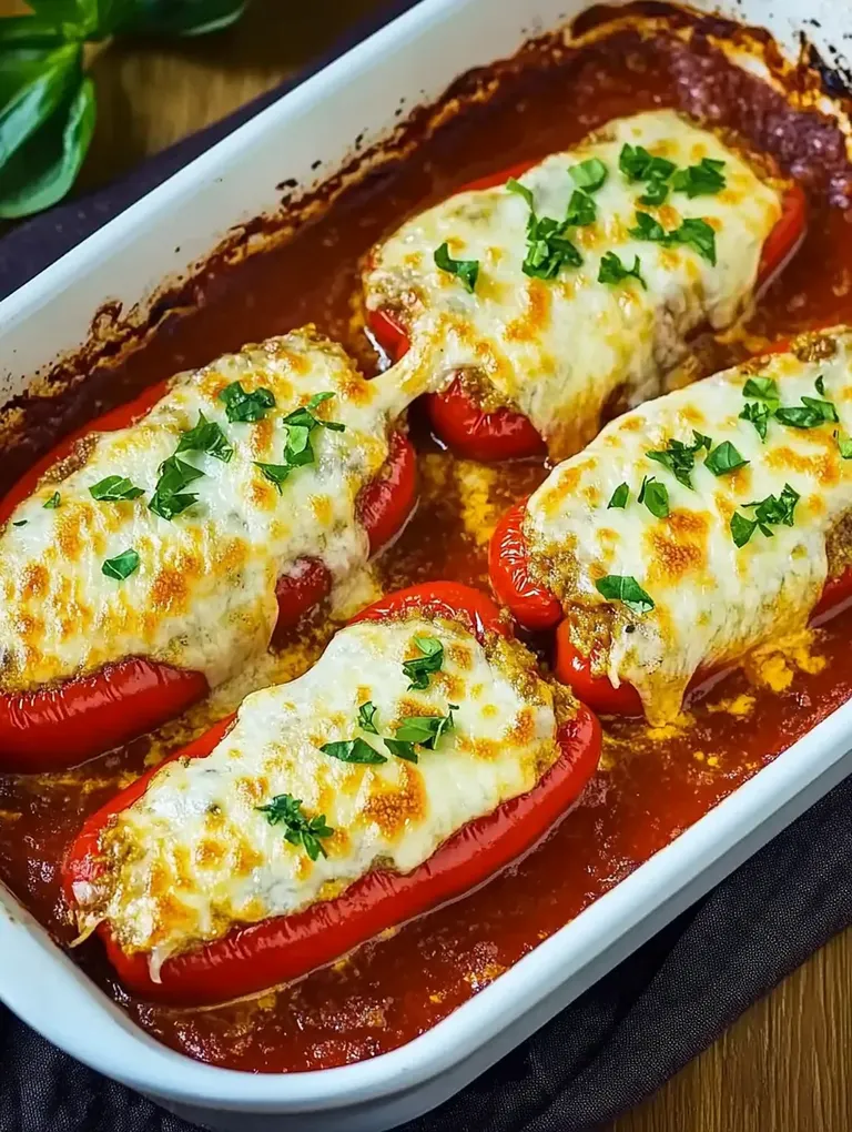 Spitzpaprika mit Feta-Füllung – Leicht, aromatisch & schnell gemacht!