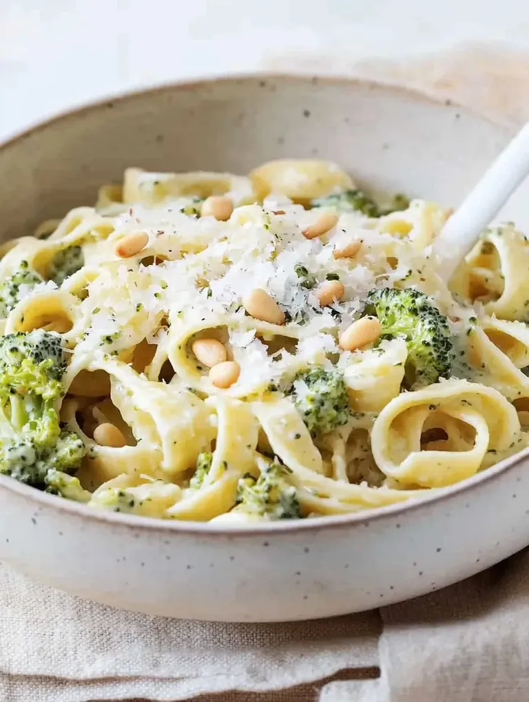 Brokkoli-Pasta mit Käse-Sahne-Soße – Genuss pur!