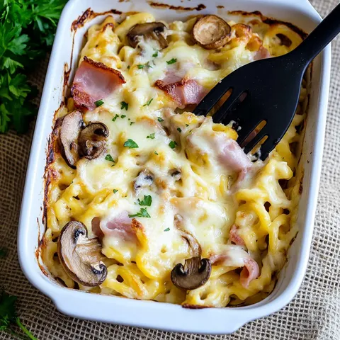 Spätzleauflauf deluxe – käsig, cremig & blitzschnell gemacht!