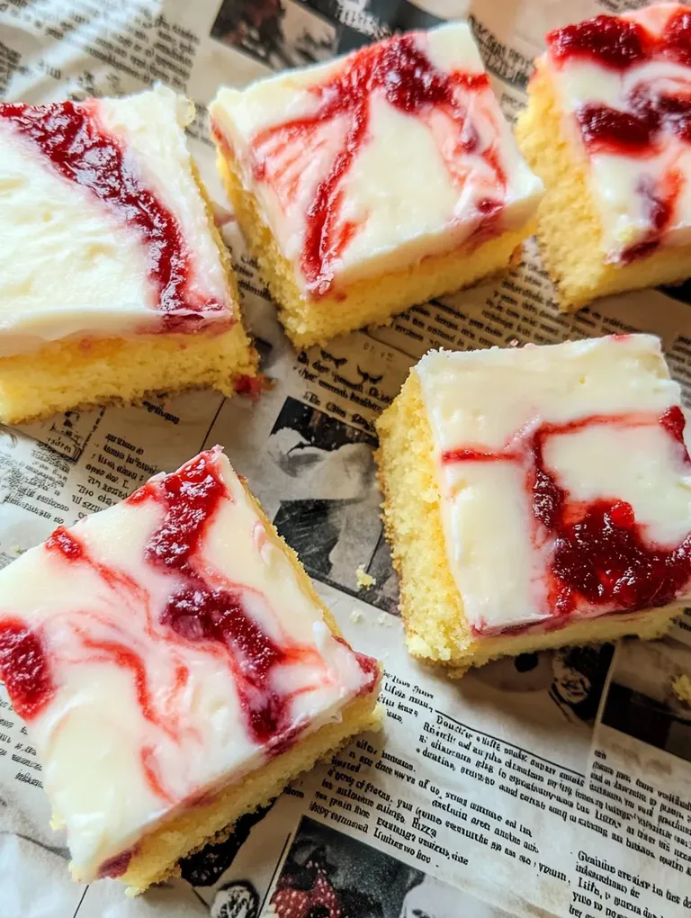 Fruchtiger Blechkuchen mit Himbeeren und Zitrone – perfekt für jede Gelegenheit