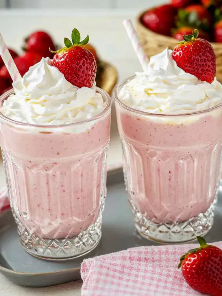 Cremiger Erdbeertraum – Der perfekte Milchshake