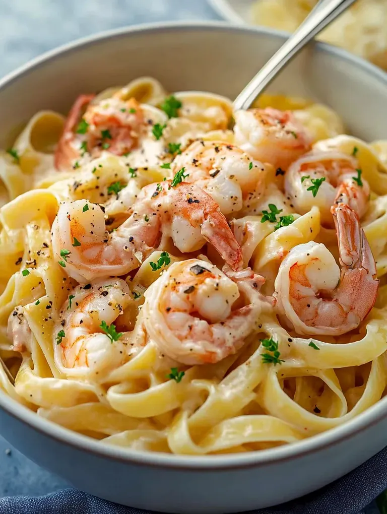 Pasta mit Garnelen und Weißwein-Sahnesauce – Einfach & Genussvoll