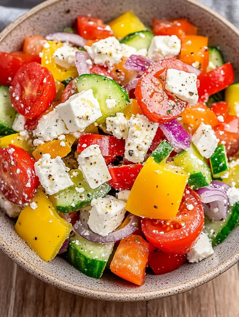 Griechischer Bauernsalat – Frisch, einfach & voller Geschmack