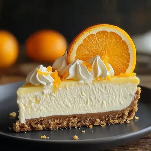 Erfrischender Orangen-Cheesecake ohne Backen