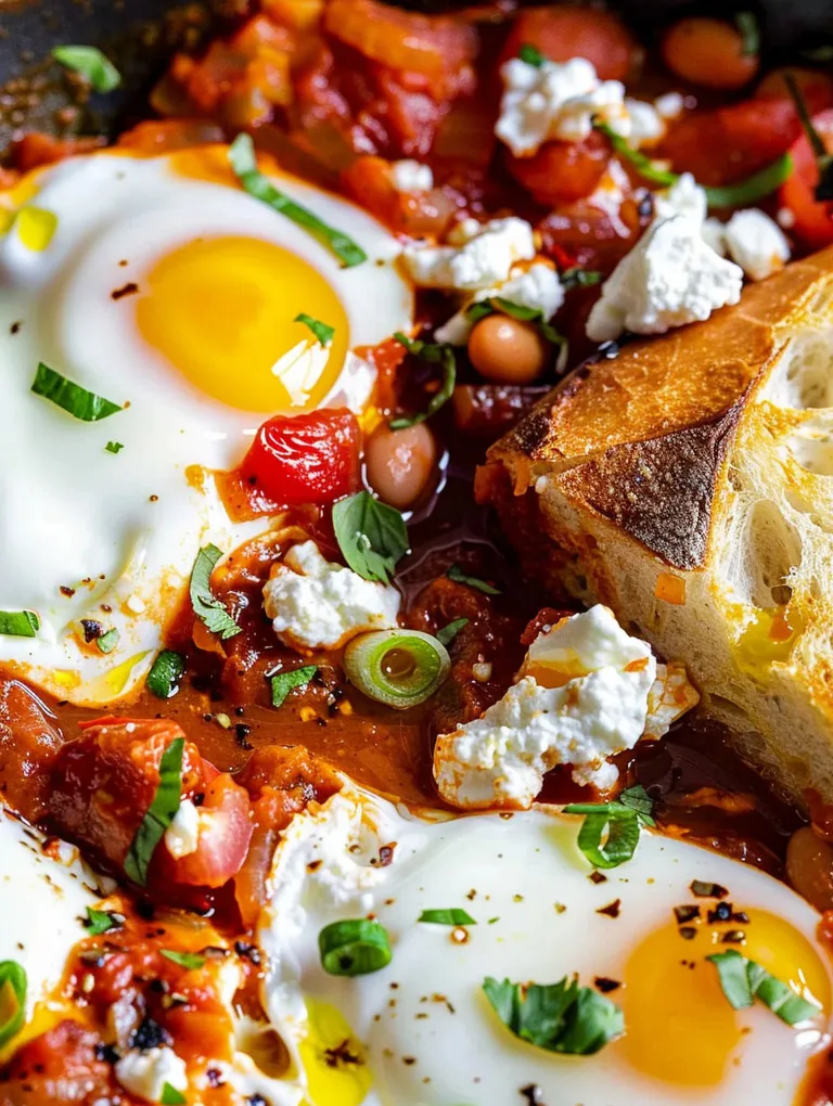 A dish with eggs, tomatoes, and cheese.