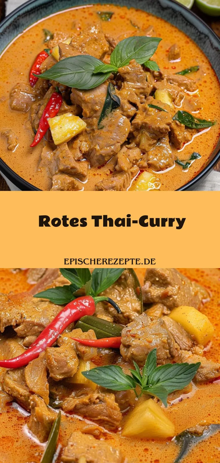 Template of Rotes Thai-Curry