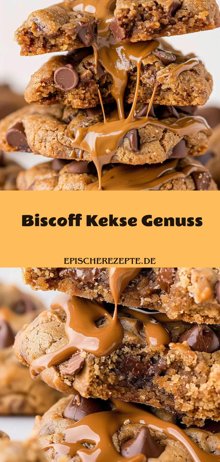 Template of Biscoff Kekse Genuss