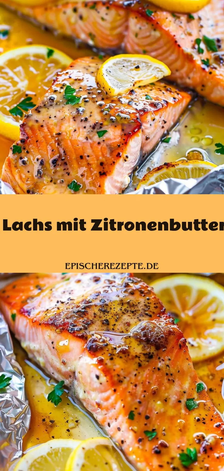 Template of Lachs mit Zitronenbutter