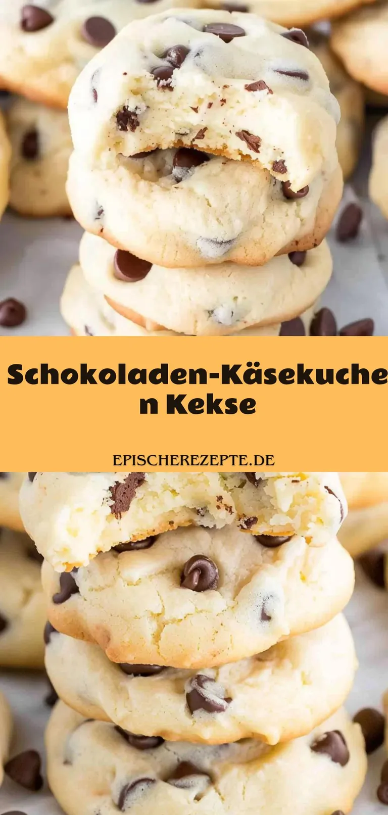 Template of Schokoladen-Käsekuchen Kekse