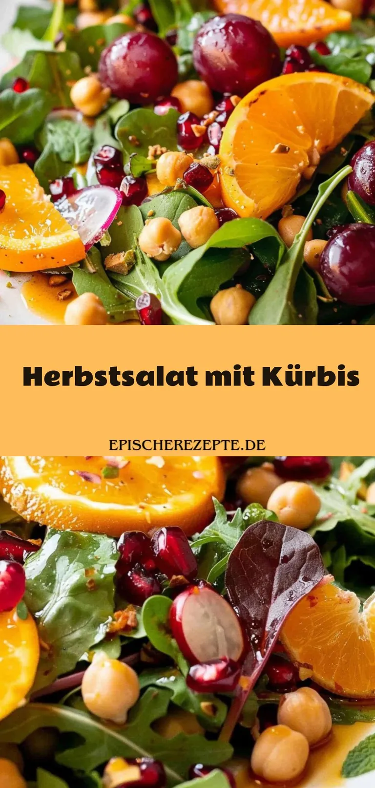 Template of Herbstsalat mit Kürbis