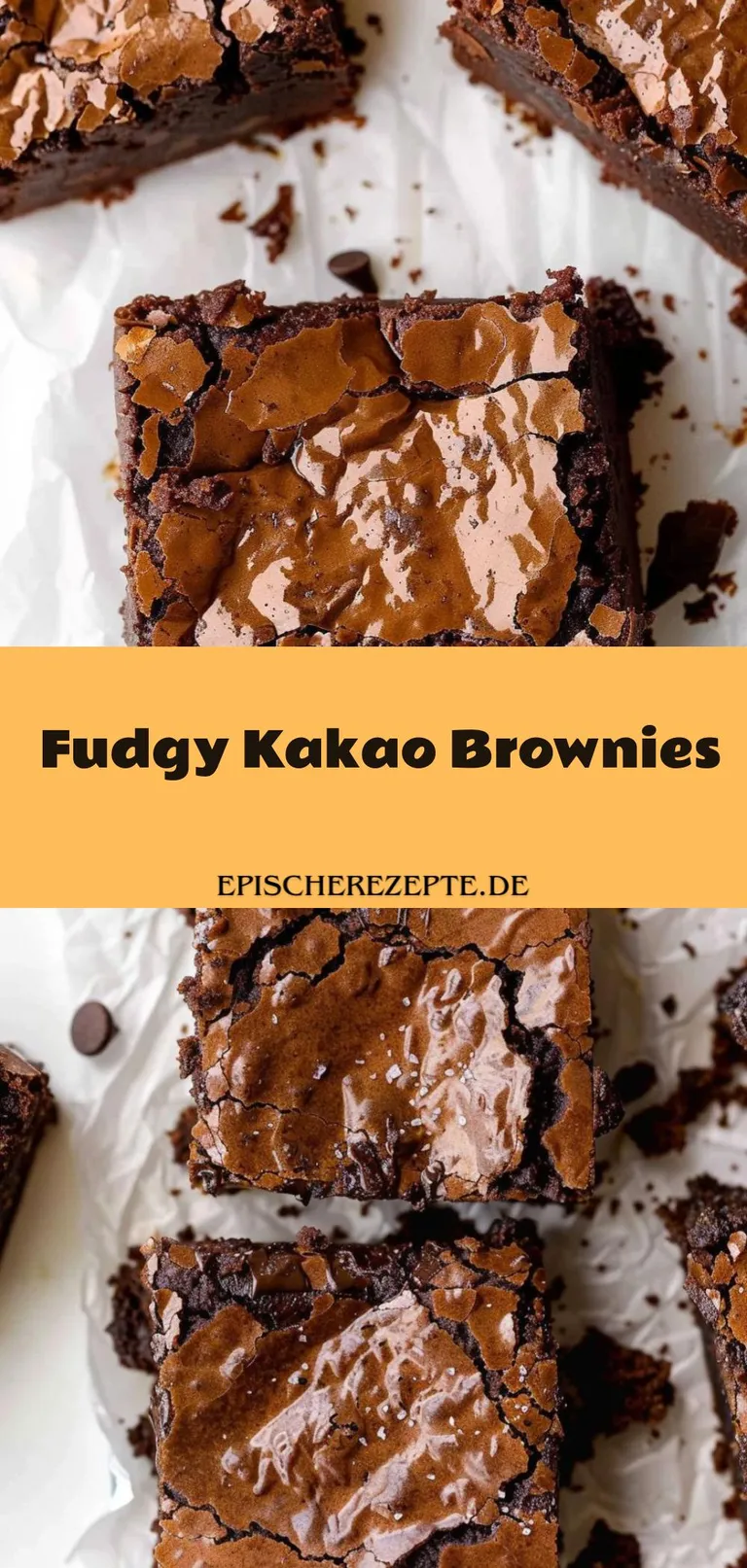 Template of Fudgy Kakao Brownies