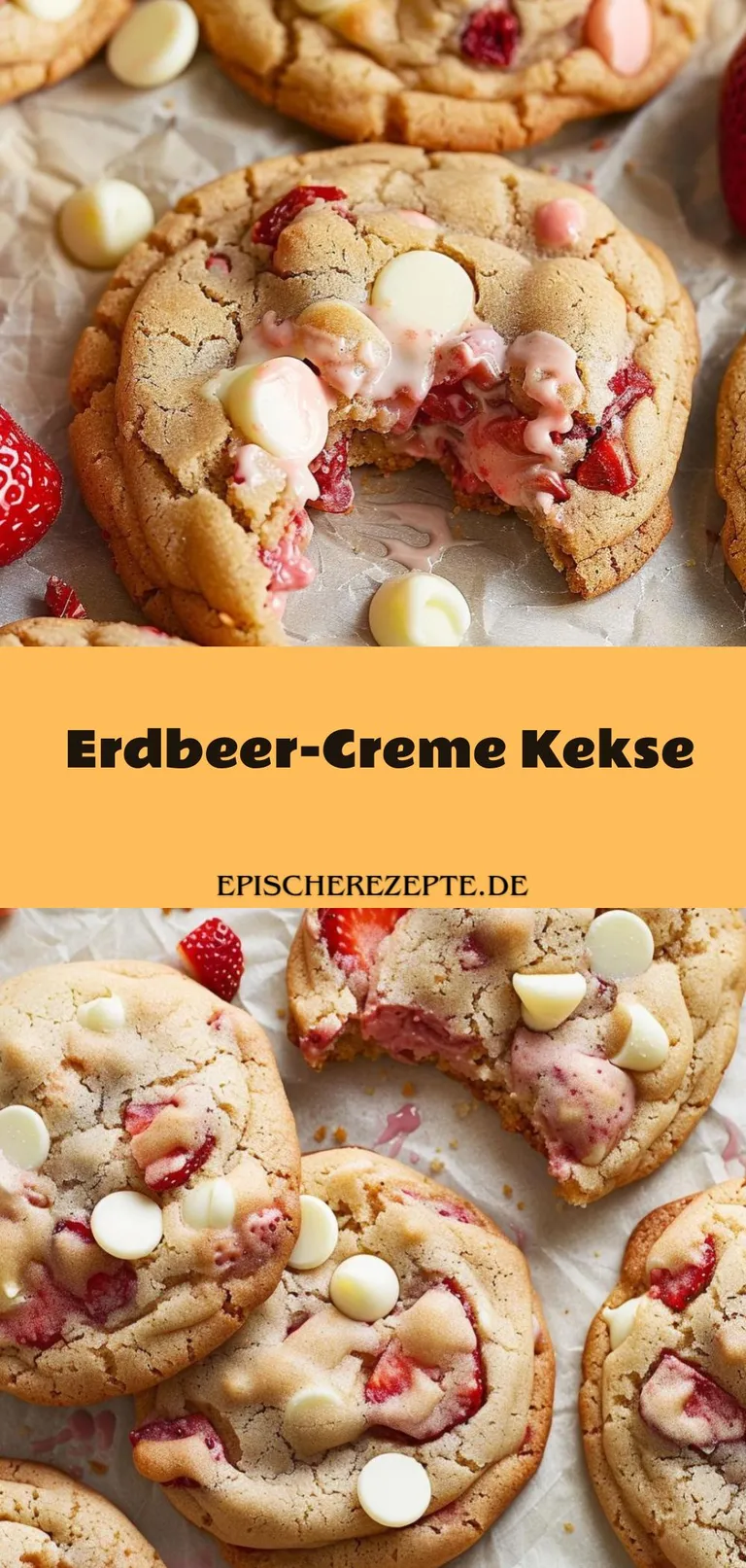 Template of Erdbeer-Creme Kekse