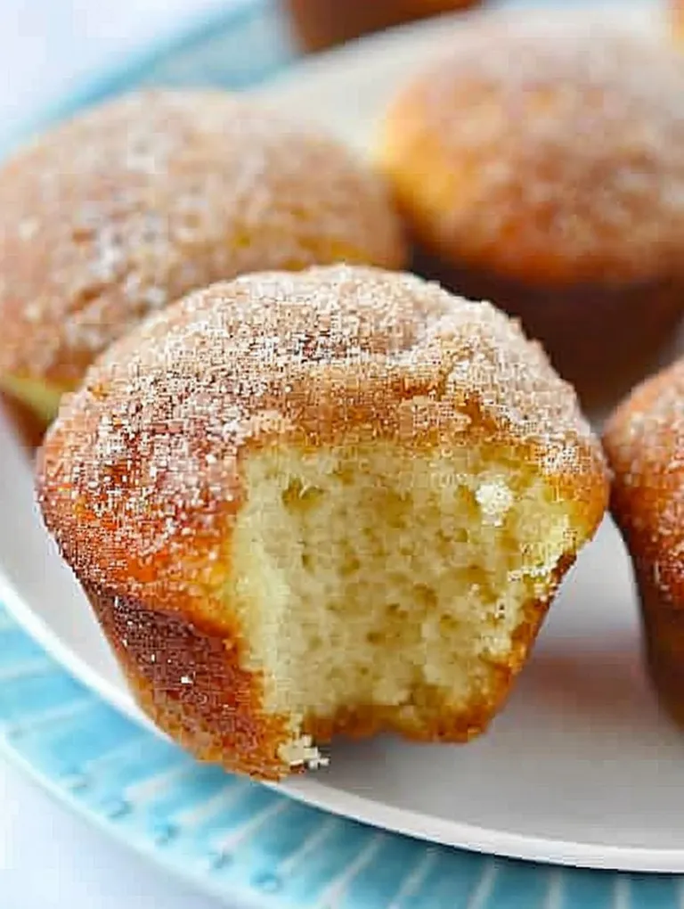 A plate of donuts with a bite taken out of one.