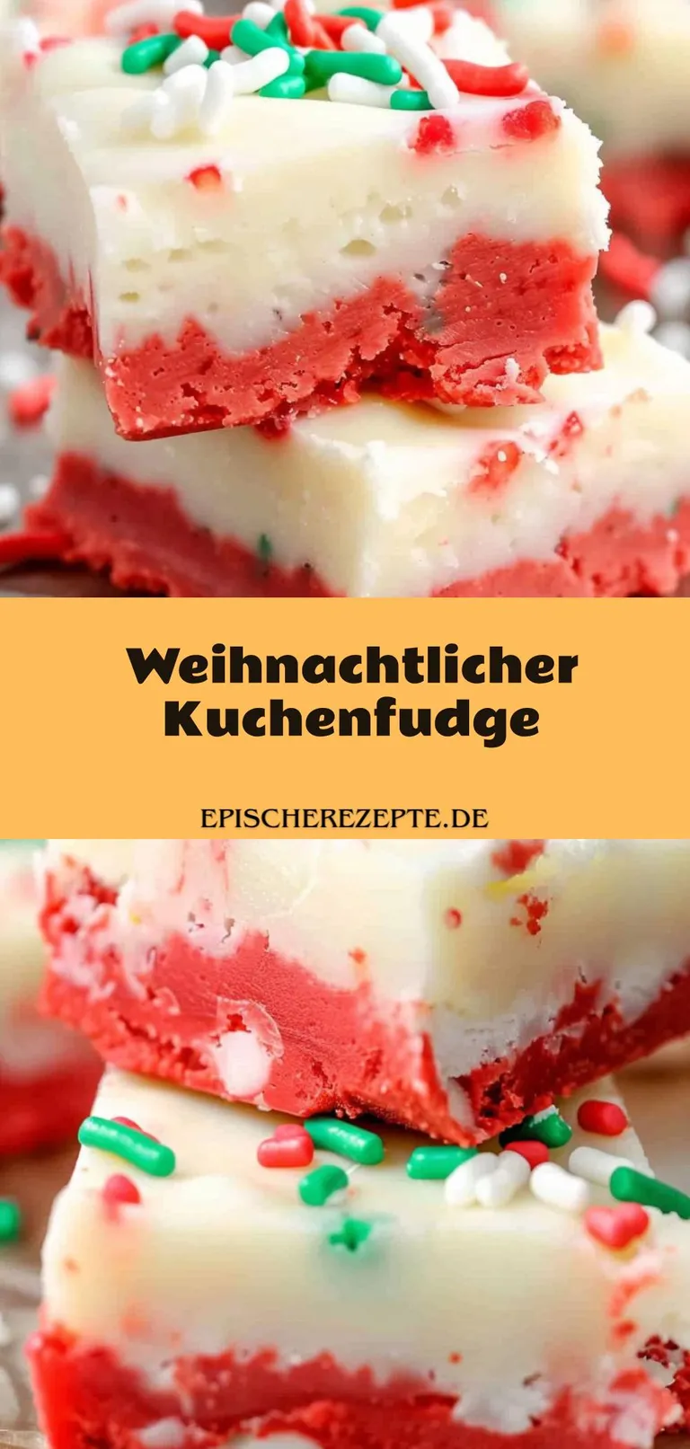 Template of Weihnachtlicher Kuchenfudge