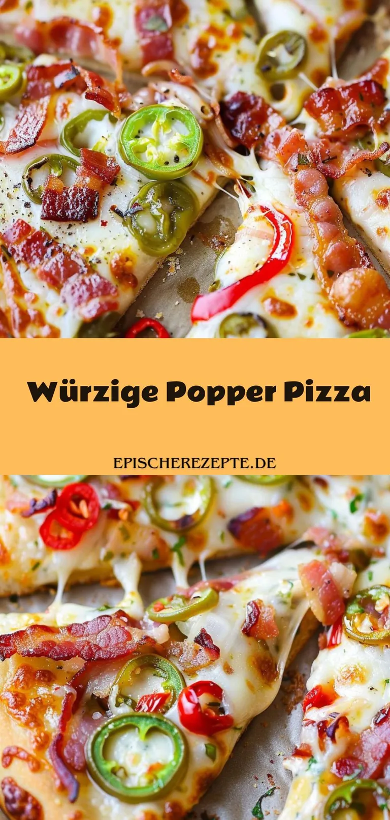 Template of Würzige Popper Pizza