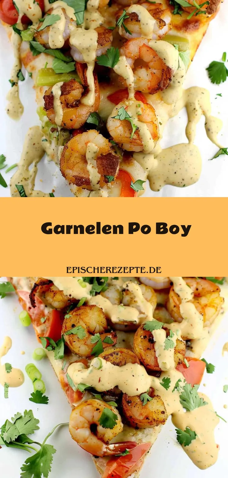 Template of Garnelen Po Boy