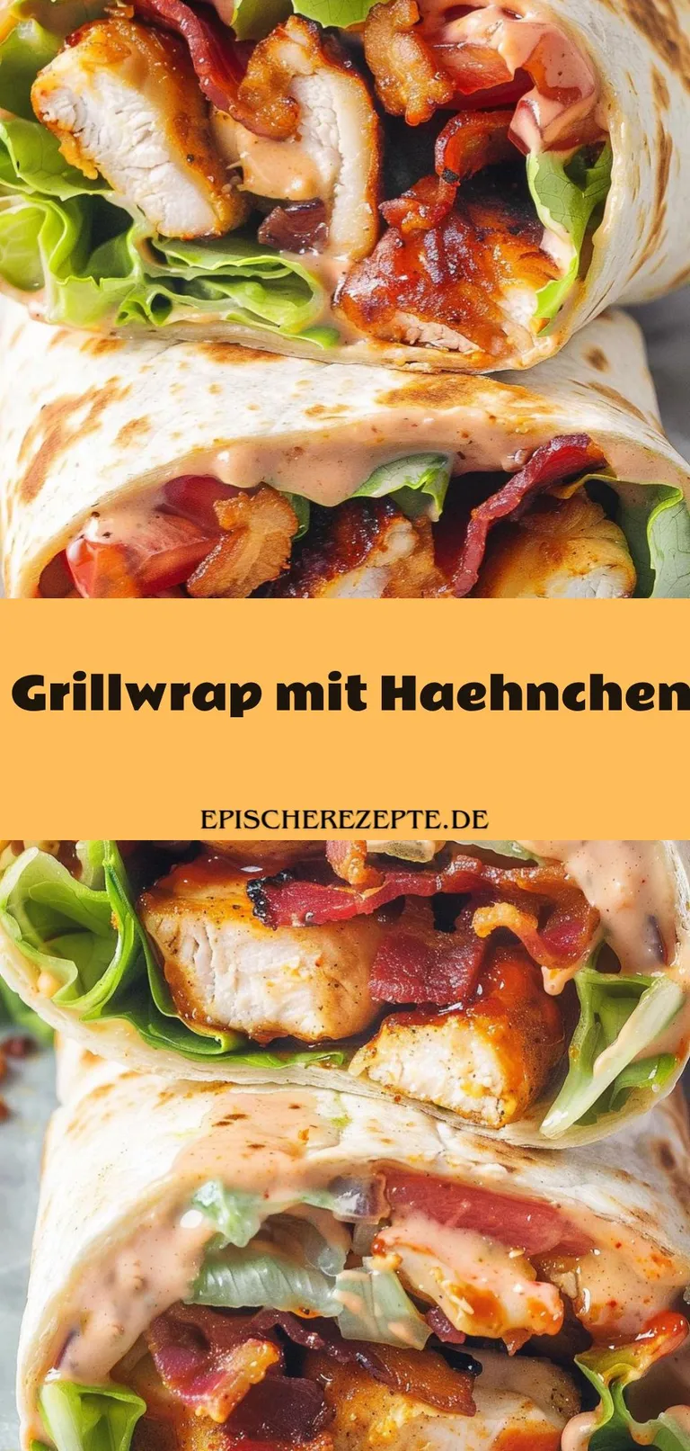Template of Grillwrap mit Haehnchen