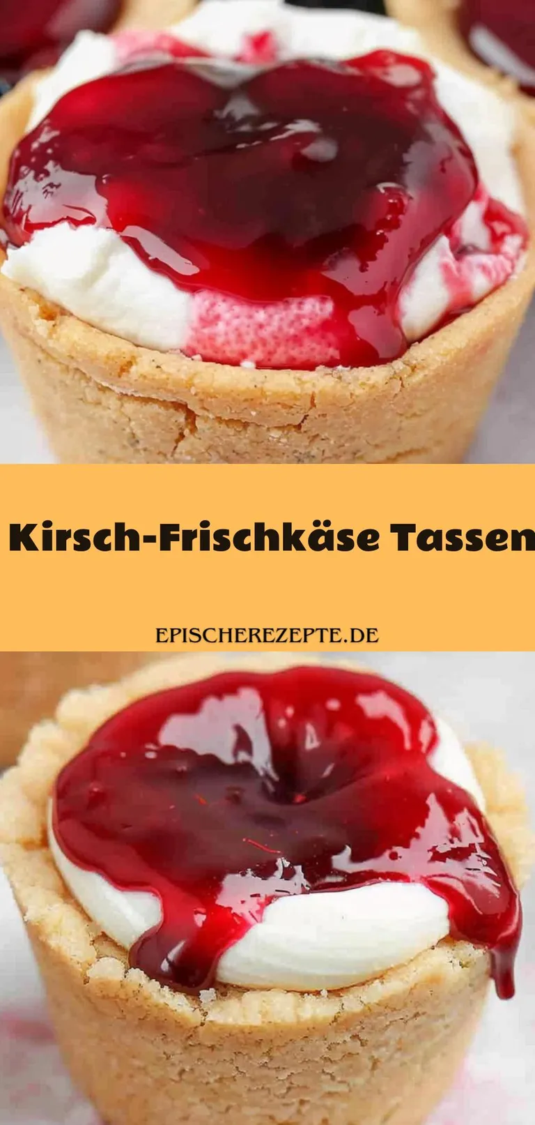 Template of Kirsch-Frischkäse Tassen
