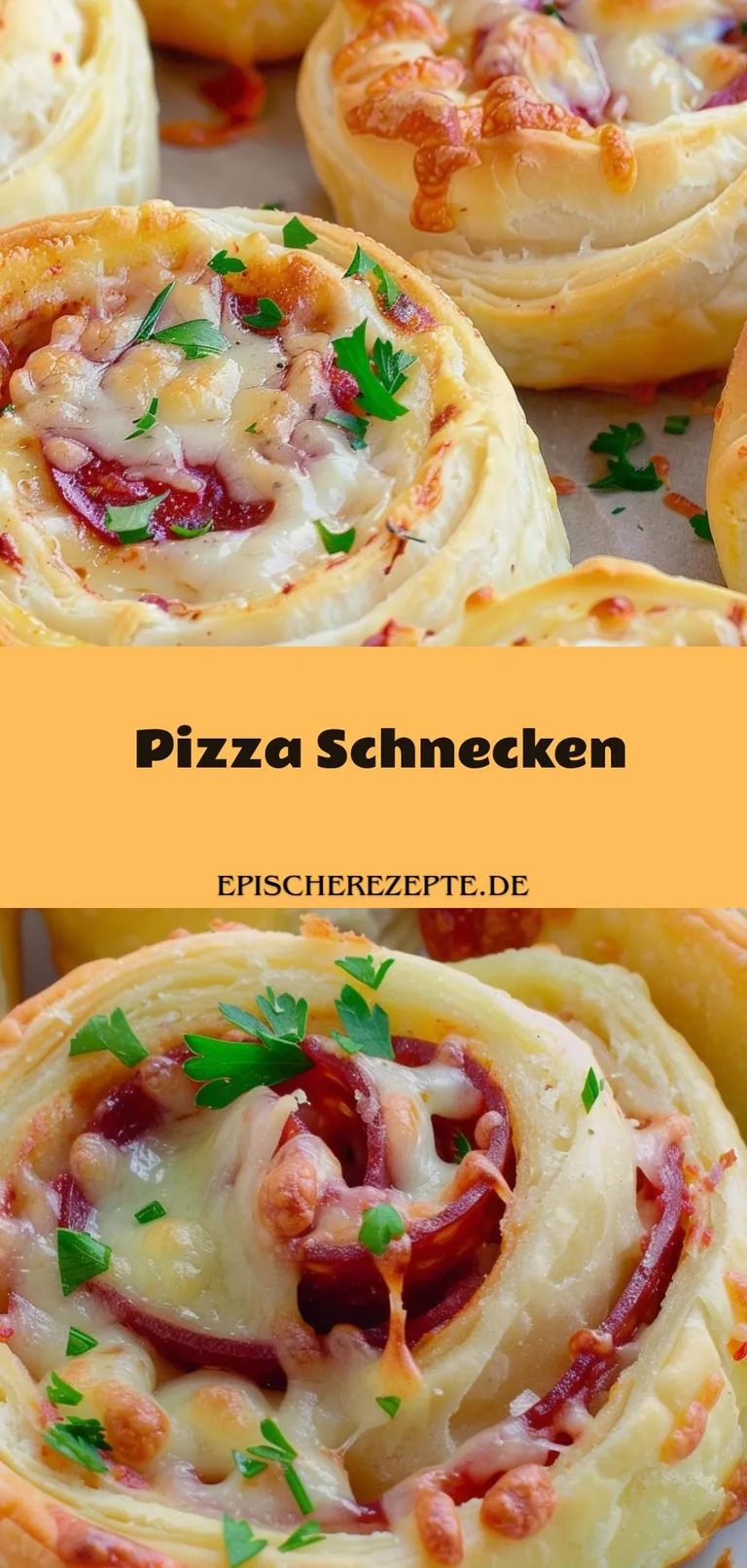 Template of Pizza Schnecken