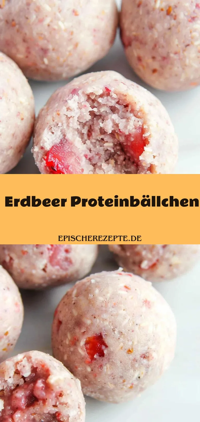 Template of Erdbeer Proteinbällchen