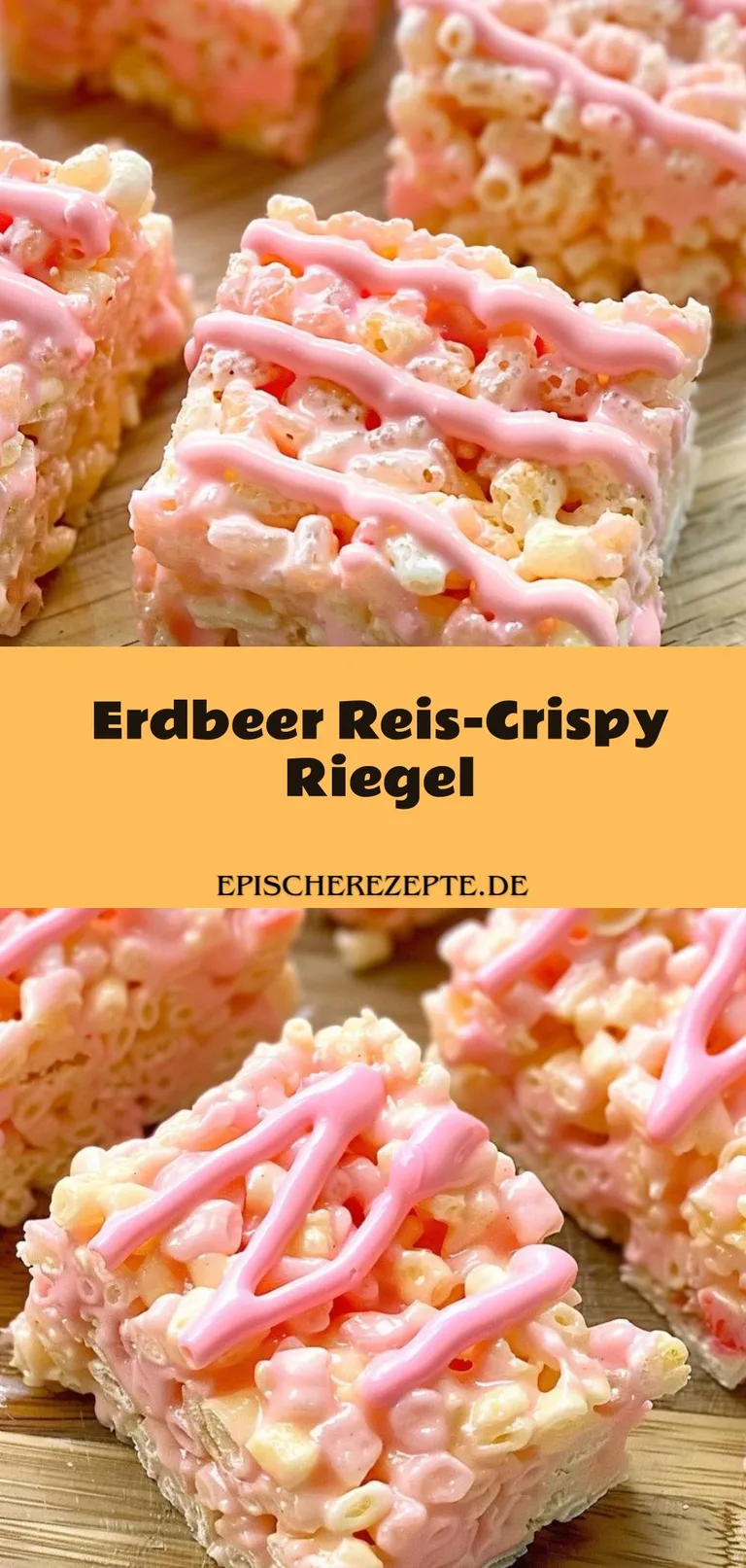 Template of Erdbeer Reis-Crispy Riegel