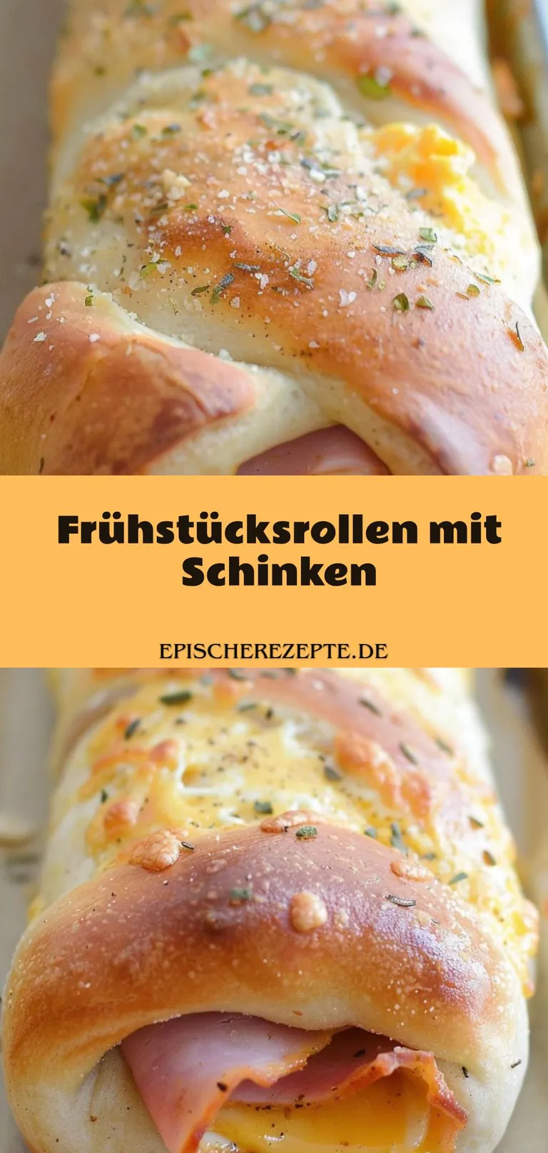 Template of Frühstücksrollen mit Schinken