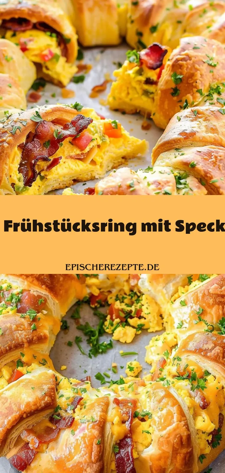 Template of Frühstücksring mit Speck