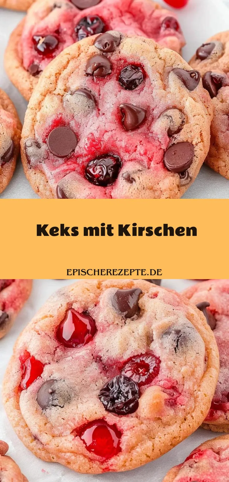 Template of Keks mit Kirschen