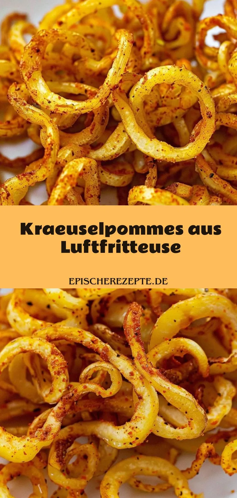 Template of Kraeuselpommes aus Luftfritteuse