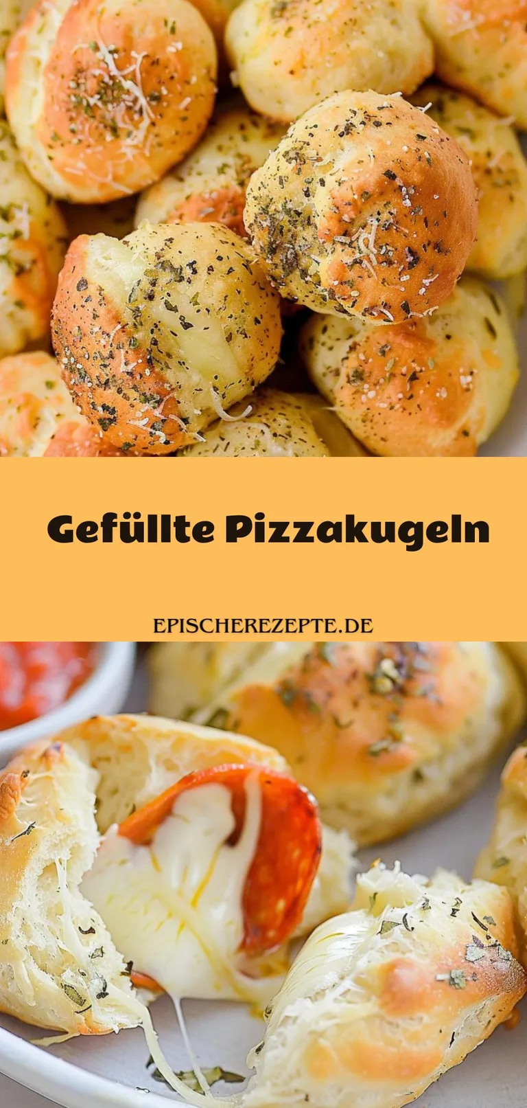 Template of Gefüllte Pizzakugeln