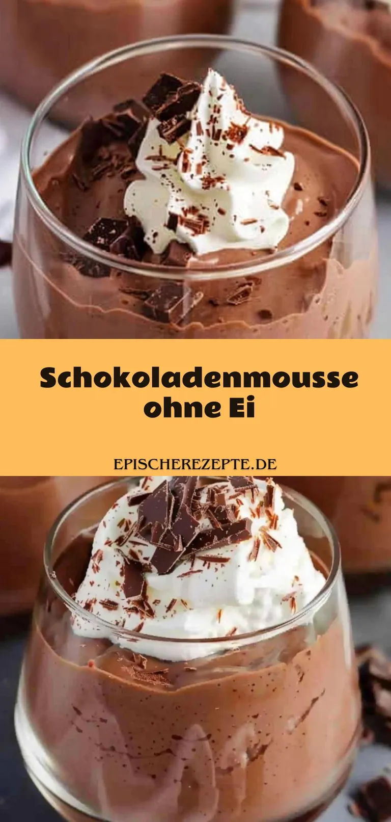 Template of Schokoladenmousse ohne Ei