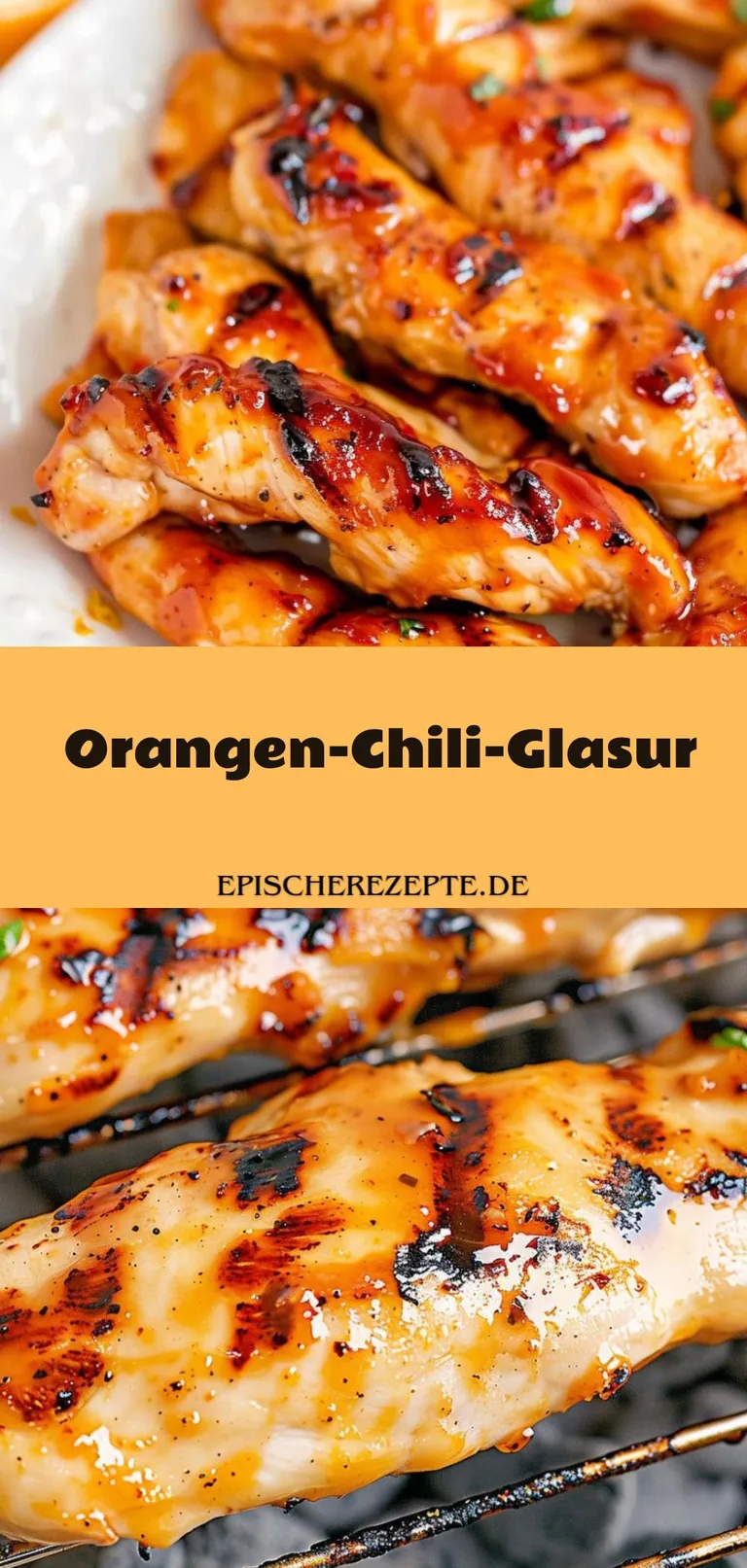 Template of Orangen-Chili-Glasur
